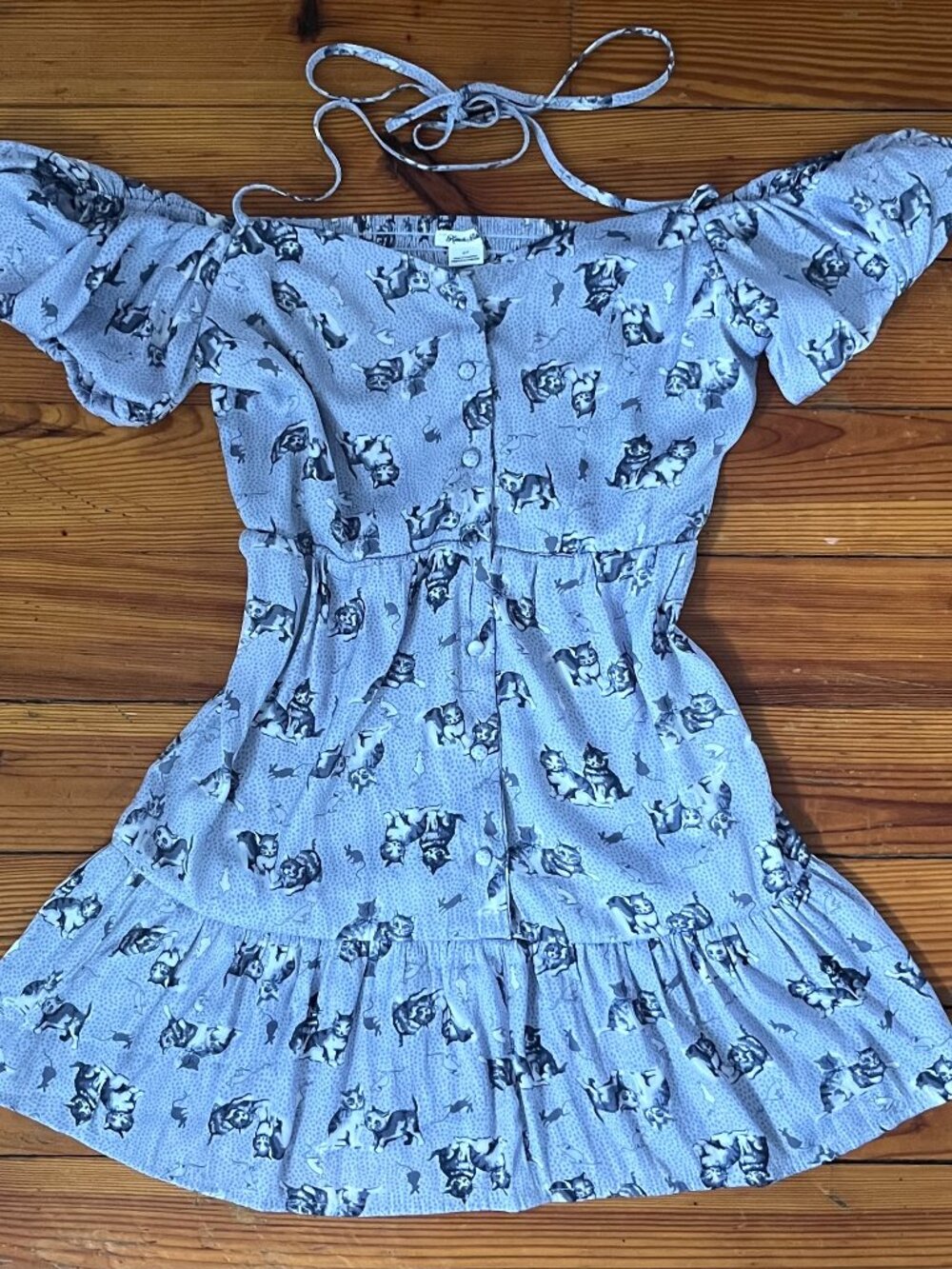 NWT Urban Outfitters Kimchi Blue Cold Shoulder Mini Dress - Size S